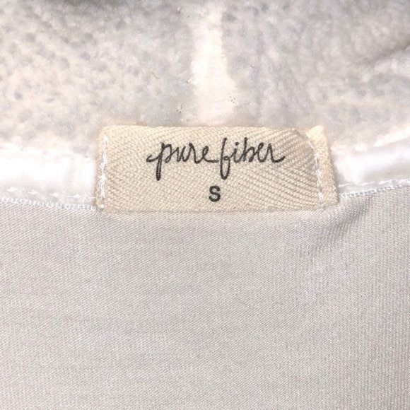 PURE FIBER HOODED JERSEY ROBE LOUNGEWEAR - Picture 5 of 9